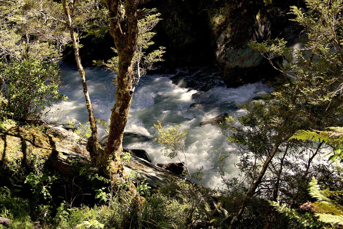 Glacier runoff and icy cold too.