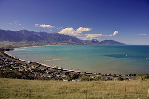 Looking north from Kaikoura