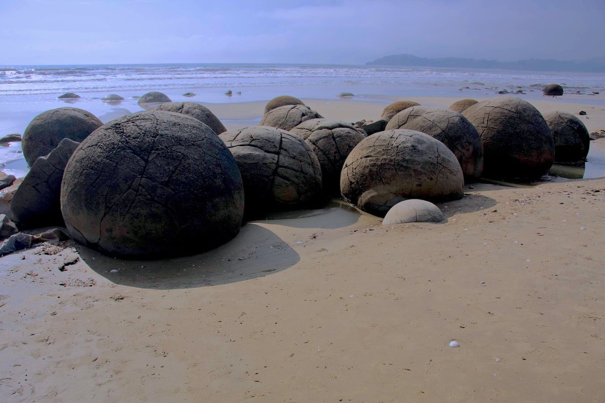 Moeraki Boulders by the ton