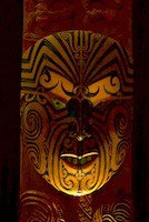 Maori art in the fantastic War Memorial Museum in Auckland