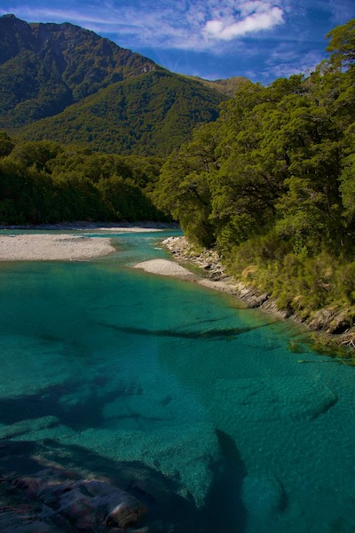 Blue Pools of Haast Pass