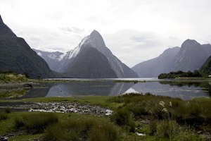Mitre Peak from the south end of Milford Sound