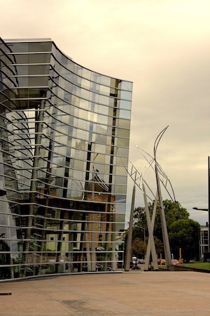 Christchurch Art Gallery is a strking contemporary building