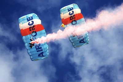 RNZAF Kiwi Blue parachute team