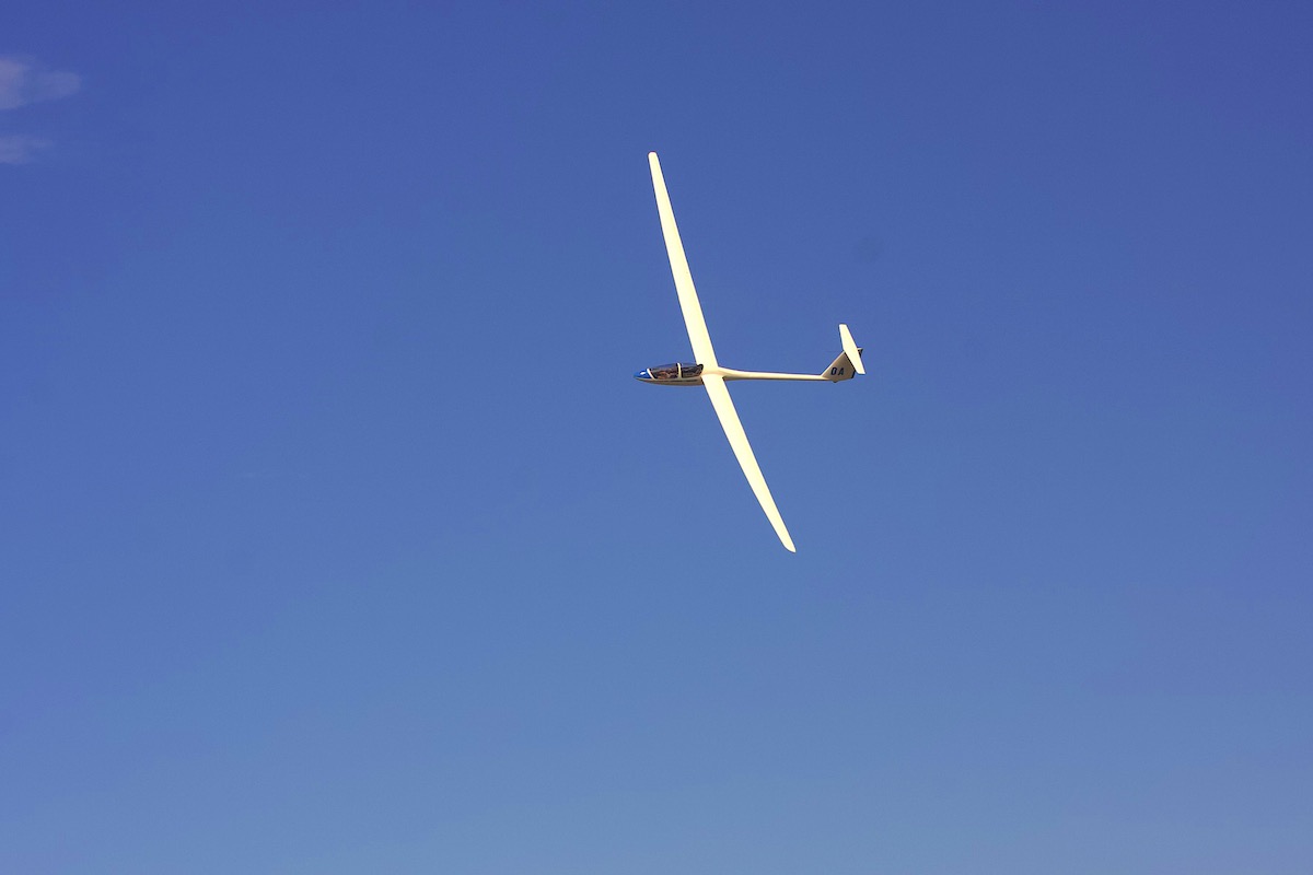 ASH 25 glider ZK-GOA